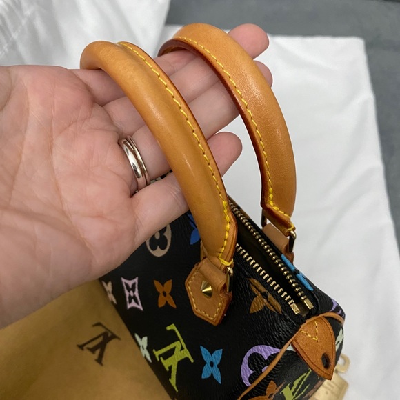 Louis vuitton mini Speedy takashi murakami black - Picture 10 of 11